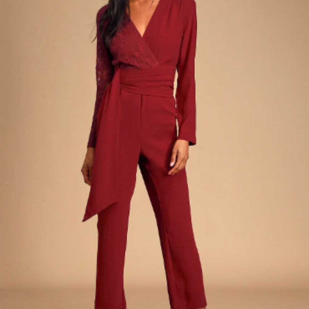 Red Jumpsuit Size Small